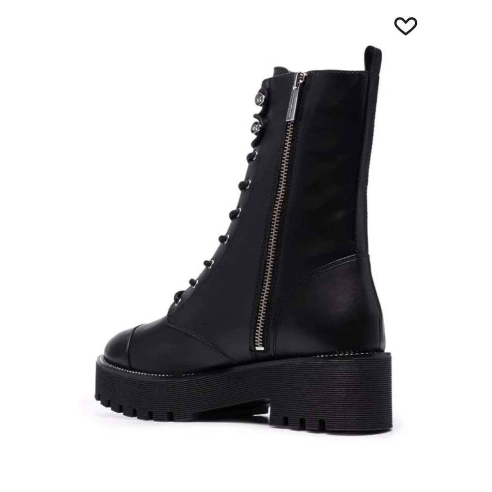 Bryce Leather Platform Combat Boot - Picture 3 of 4
